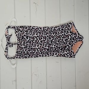 NWT one piece, size small, Swimsuit. Leopard print.